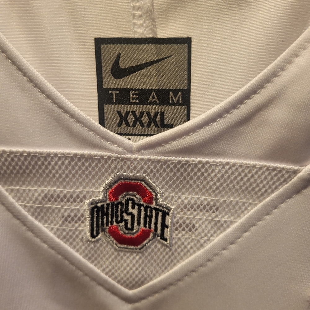 Nike Team Eddie George #27 Ohio State Buckeyes White Jersey Size 3XL New! - Picture 3 of 8
